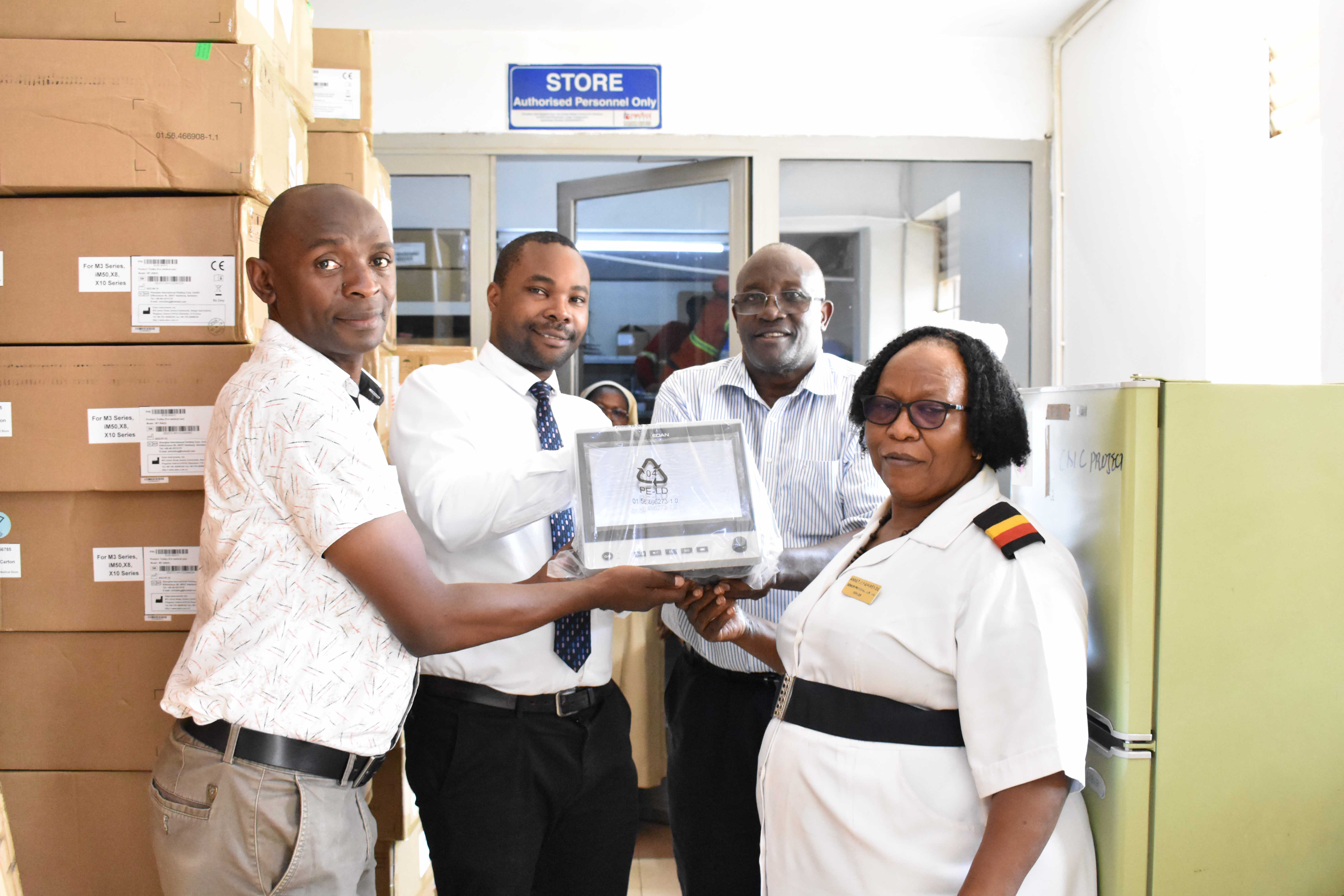 MRC/UVRI and LSHTM UGANDA donate patient Monitors to Nsambya Hospital